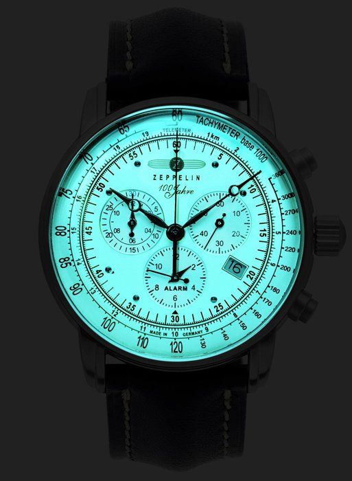 Chronograf Ur til Mænd Zeppelin 100 år Zeppelin - 8680-3