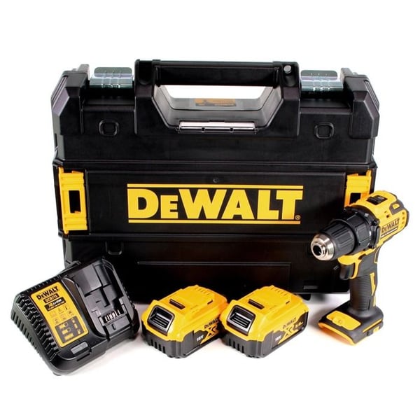 Borrskruvdragare utan sladd - DeWalt - DCD 708 - 18 V - 2 växlar - 2 batterier 5,0 Ah