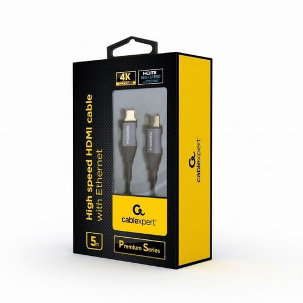 Kabel - tv - video - ljudkontakt Gembird - CCBP-HDMI-5M - High Speed HDMI-kabel med ETHERNET Premium Series, 5M