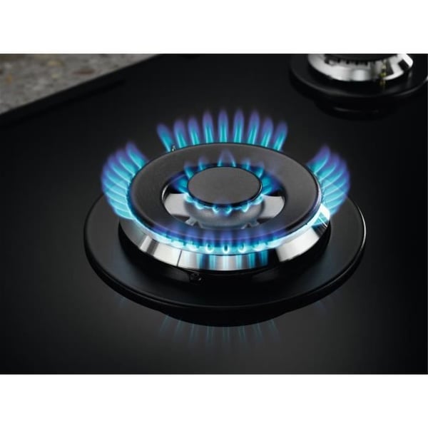 Gasspis - ELECTROLUX - KGG75362K - 5 brännare - 74 x 51 cm - Svart