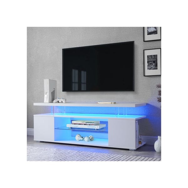 TV-møbel til TV 65" LED Game & Entertainment Center Medieopbevaringskonsol