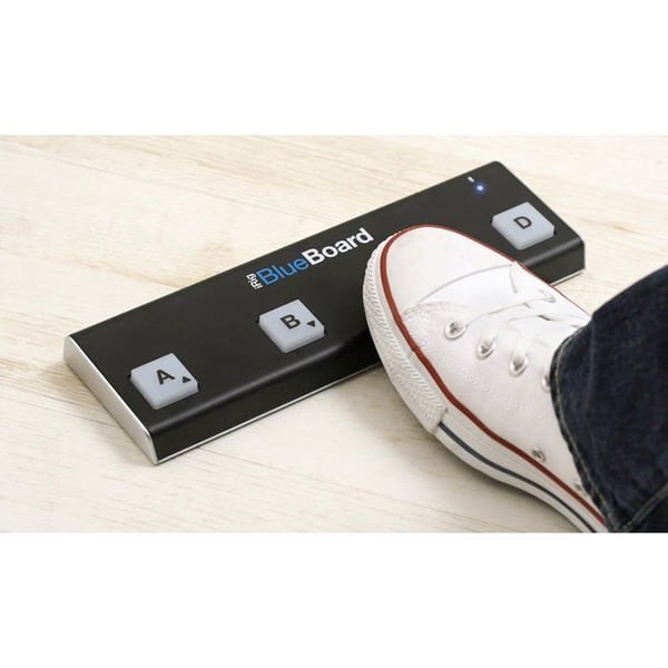 MIDI Pedalboard - IK Multimedia - iRig Blueboard - Trådlös - iOS och Mac kompatibel - Svart