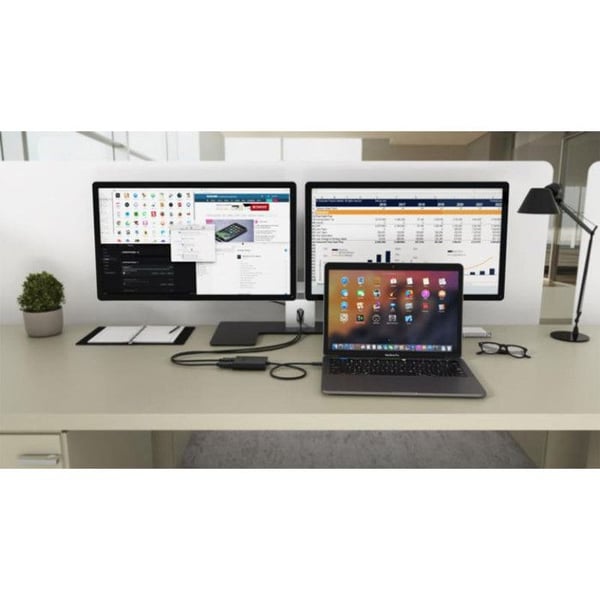 Ekstern videoadapter - I-TEC - C31DUAL4KDP - 2 x DisplayPort - USB-C 3.1 - 4K Ultra HD
