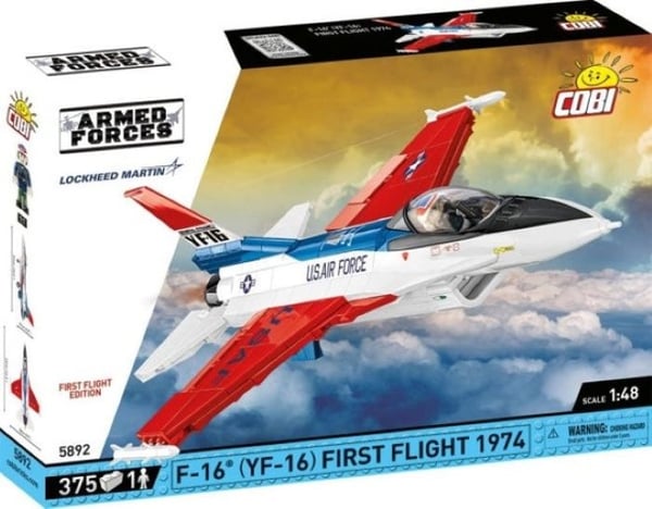 Modell - COBI - F-16 (YF-16) - 300 delar - Plast - Att montera själv