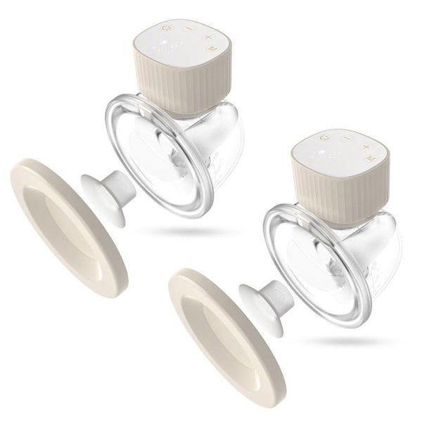 Langaton sähköinen rintapumppu - NENO - 3 vaihetta - Vento Twin - LCD-näyttö - Ilman BPA:ta - Beige - Kapasiteetti 150 ml Langaton sähköinen rintapumppu - NENO - 3 vaihetta - Vento Twin - LCD-näyttö - Ilman BPA:ta - Beige - Kapasiteetti 150 ml