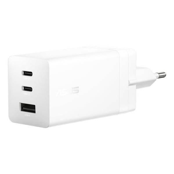 Universell Laddare - ASUS - ROG GaN 100W - Vit - 3 USB-portar