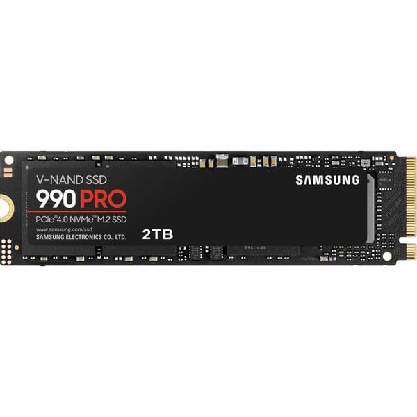 SAMSUNG - 990 PRO - Intern SSD - 2 To - NVMe M.2 PCIe 4.0x4 - Läshastighet upp till 7 450 Mo/s