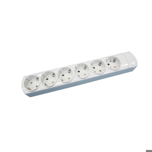 Flera uttag - ELECTRO DH - 36.141 - 6 uttag - Kabel 3x1.5mm² - Barnskydd