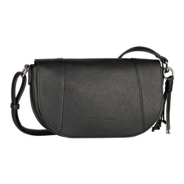 Axelväska - TOM TAILOR - Priya Flap Bag No Zip M - Svart - 29x19x6 cm - 345 g