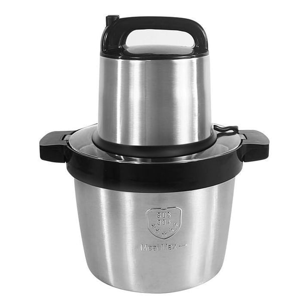 Elektrisk Köttkvarn - SOKANY - Modell 8L - 2 Hastigheter - Rostfritt Stål - Svart/Silver Elektrisk Köttkvarn - SOKANY - Modell 8L - 2 Hastigheter - Rostfritt Stål - Svart/Silver