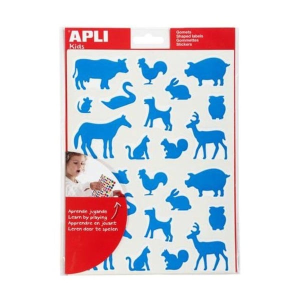 Apli Agipa - Permanenta klistermärken Djur på gården x 240