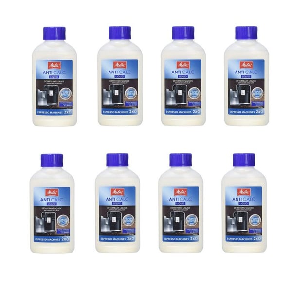 SOS Accessoire 8-pack av avkalkare 250ml för kaffebryggare, Kaffemaskin MELITTA 6774190, 6747206