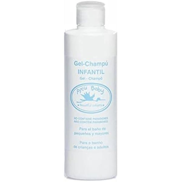 Schampo - PICU BABY - Gel som schampo - 250 ml - Hypoallergenisk - Baby