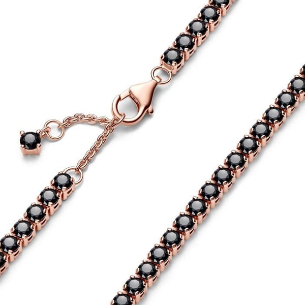 Armband - Dam - 581469C02-18 - 18 cm - Roséguld - Kristall - Karbinhake