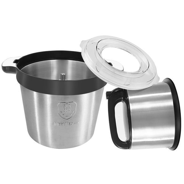 Elektrisk Köttkvarn - SOKANY - Modell 8L - 2 Hastigheter - Rostfritt Stål - Svart/Silver