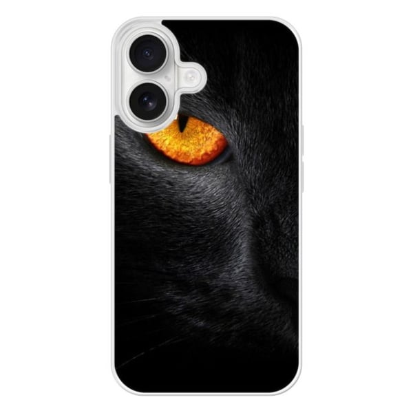 Siliconfodral med förstärkt tryck kompatibel med Apple iPhone 16 Oeil de Panterre