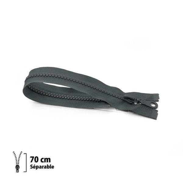 Dragkedja Z54 - formgjuten 6mm delbar - 70 cm - 7154450070