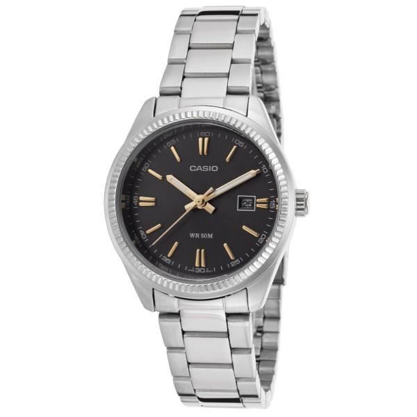 Damklocka - Casio - LTP-1302D-1A2VDF - Rostfritt stål - Kvarts - Analog