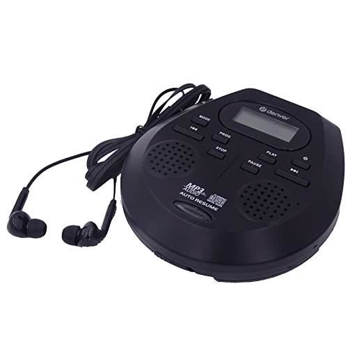 Bärbar CD-spelare - DENVER - DMP-395B - Svart - CD-spelare - MP3-spelare