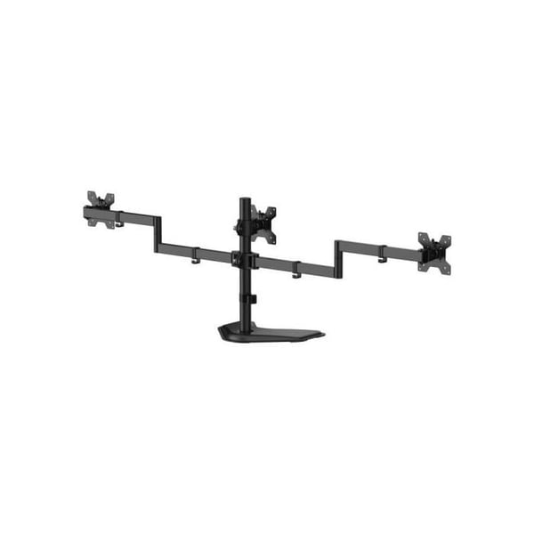 Bordsstöd - AISENS - DT27TSR-287 - Roterande och lutande - För 3 skärmar - Belastning 10 kg