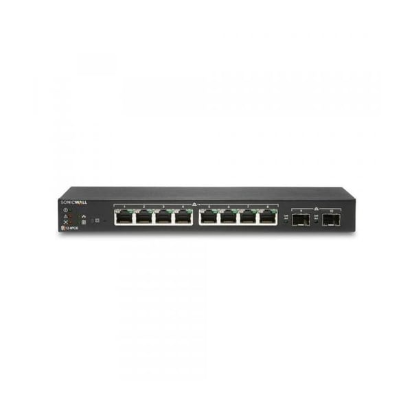 SonicWall Switch SWS12-8POE med WNM och Support i 3 år (02-SSC-8368)