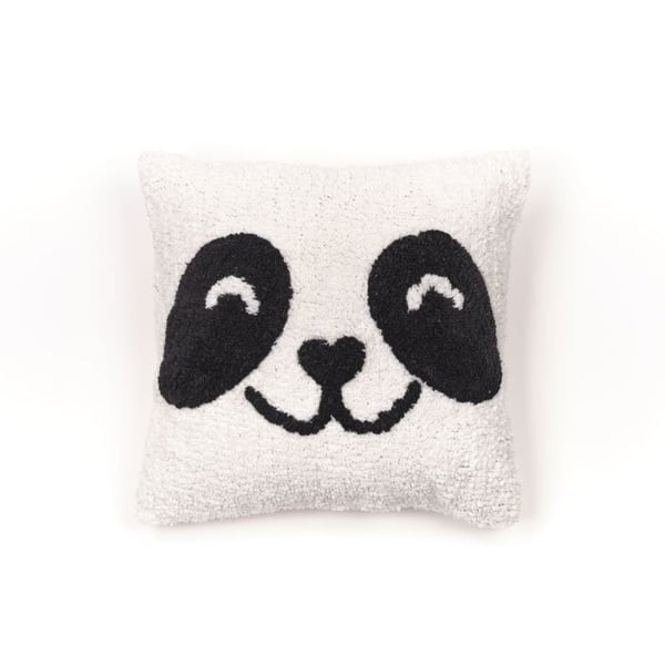 Coussin avtagbart tuftat FUNNY - IDAG - Vit 40x40 cm