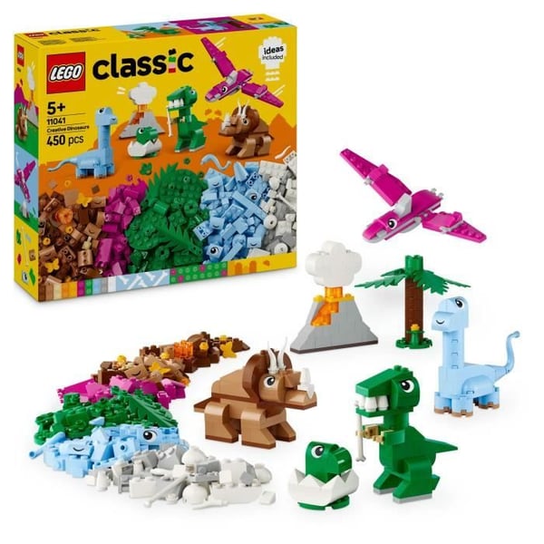 LEGO Classic 11041 Luovat dinosaurukset - Rakennuslelu, johon kuuluu T-rex