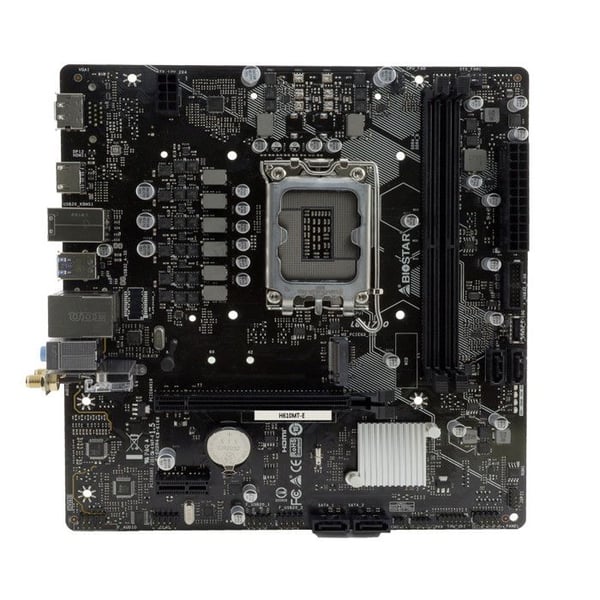 Biostar H610MT-E Moderkort micro ATX, Socket LGA 1700, Chipset Intel H610