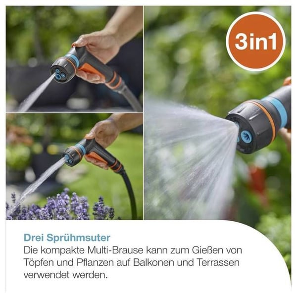 GARDENA 18375-20 Classic Kompakt Multi-Bruse Vandingslanse