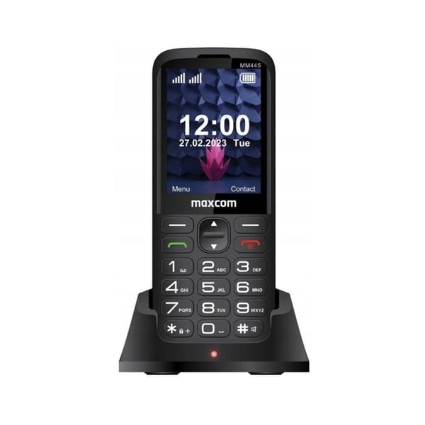 Maxcom MM445L 4G Dubbla SIM Svart mobiltelefon