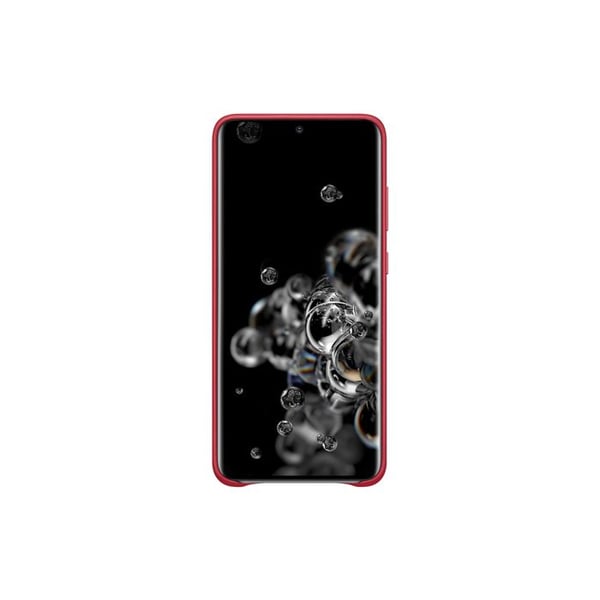 Hårdt læderetui - Samsung - Galaxy S20 Ultra - Rød - Beskyttelse - High-end