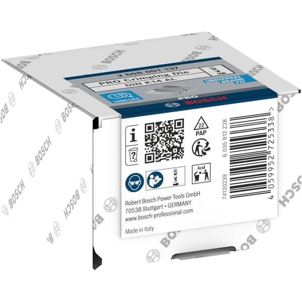 Insats för crimpning - BOSCH - PRO - Aluminium - 67 x 45 mm - Tillförlitliga anslutningar