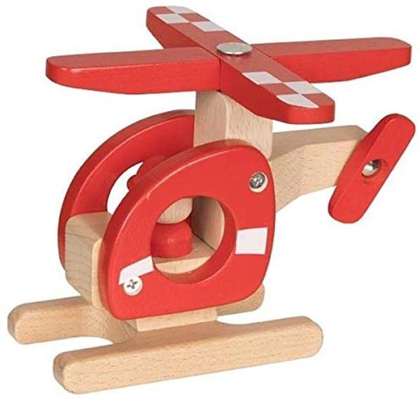 Helikopter - GOKI - För barn från 8 år - Vit, Beige och Röd - Utomhusbruk