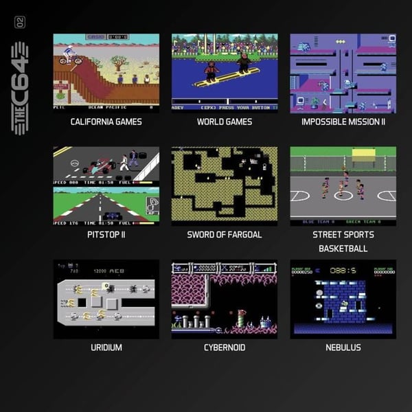 Blaze Evercade - The C64 Collection 2 - Kartong nr 02 "Hemdatare"