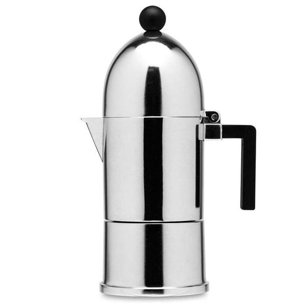 LA CUPOLA Kaffekanna svart 6 koppar induktion Alessi