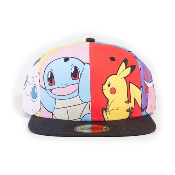 Pokémonkeps - DIFUZED - Multipop - Flerfärgad - Bomull - Vuxen - Blandat - Vår/sommar - Klassisk