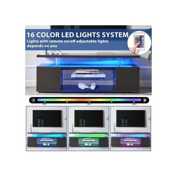 Tuki TV:lle LED TV 65" (musta)