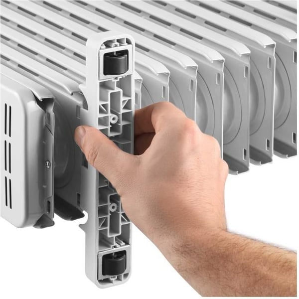 Elradiator med olie - SENCOR - SOH 3413WH - 2500 W - 2 knapper - Hvid