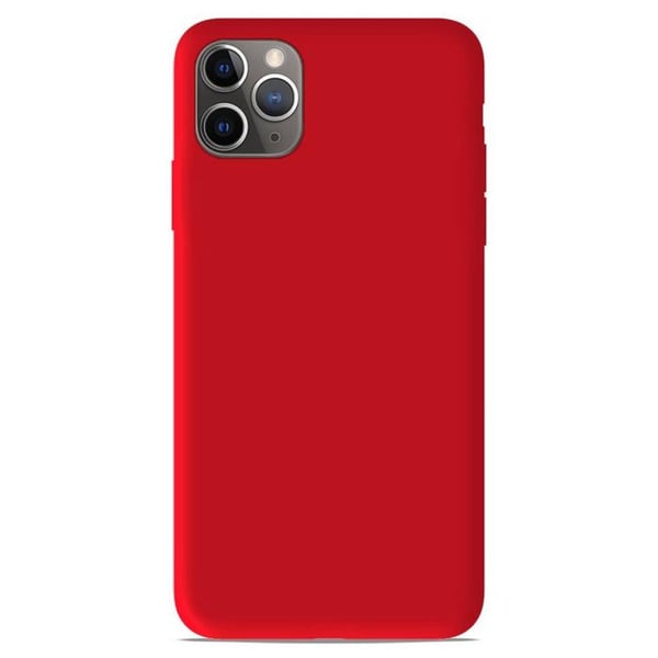 Röd silikonfodral - Kompatibel med Apple iPhone 11 Pro Max