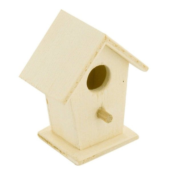MégaCréa DIY - Fågelholk att ställa 4,5x3,5x2,5 cm 2 stycken