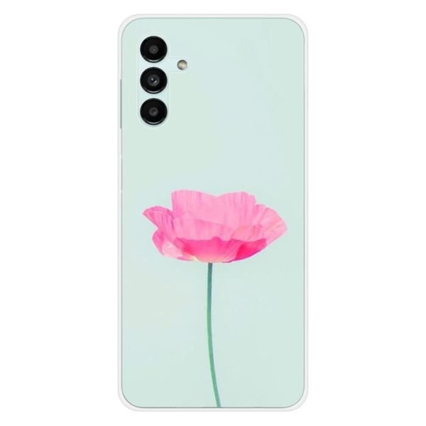 Tryckt silikonfodral som är kompatibelt med Samsung Galaxy A13 5G Rose Flower
