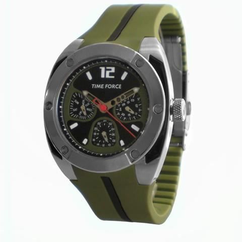 Klocka - Time Force - TF2947B07 - Kvarts - Analog - Svart