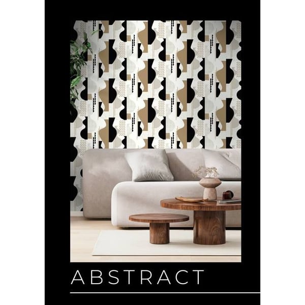 Rasch Selection 866629 Non-woven tapet Abstrakt 10.05 x 0.53 m
