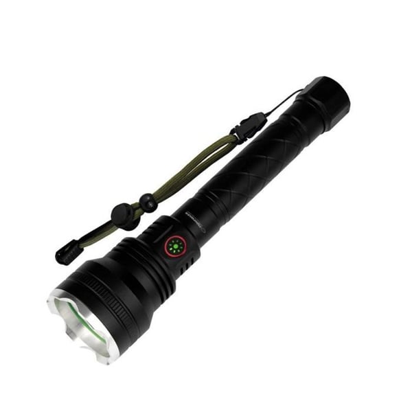 Multisport pannlampa Esperanza - EOT068 - Svart ficklampa, uppladdningsbar LED-ficklampa