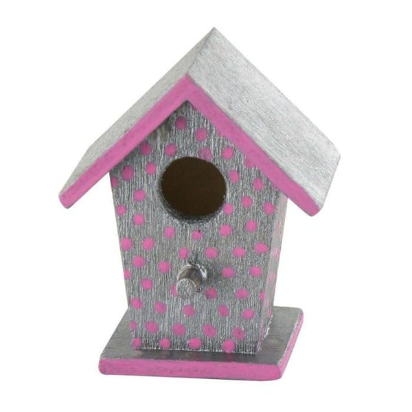 MégaCréa DIY - Fågelholk att ställa 4,5x3,5x2,5 cm 2 stycken
