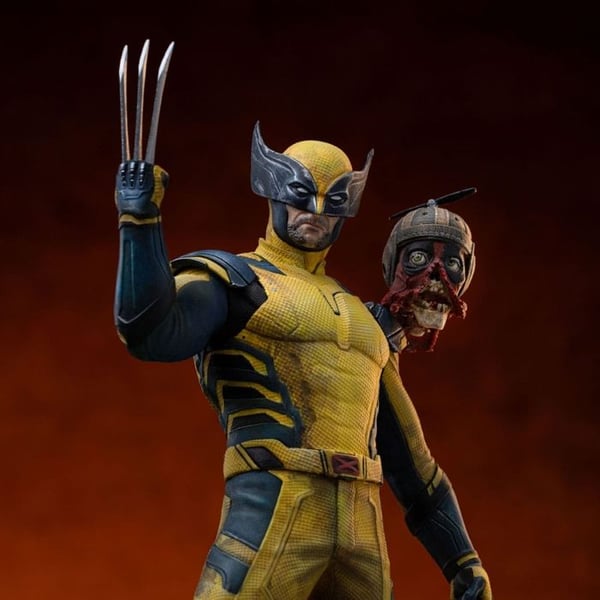 Iron Studios - Deadpool 3 - Statuett 1/10 Art Scale Wolverine & Headpool 22 cm