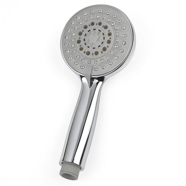 Duschhuvud - SIROCO - 5 strålar 22 cm - Blank krom - Förstärkt ABS - Vattensparande
