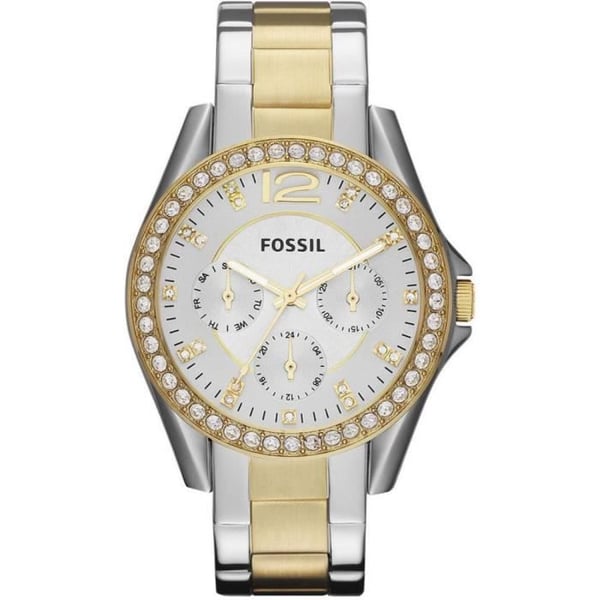 Damklocka - FOSSIL - Riley ES3204 - Elegant - Vattentålig - Urskiva i rostfritt stål