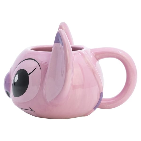 Mug 3D - Disney - Stitch - Keramik - 375 ml - Presentförpackning - Angel