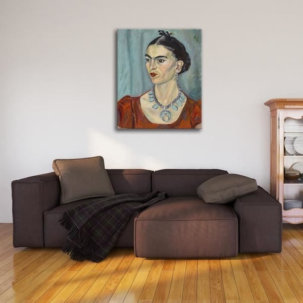 Legendarte - Målning, Tryck på duk - Frida Kahlo - Magda Pach cm. 50x60